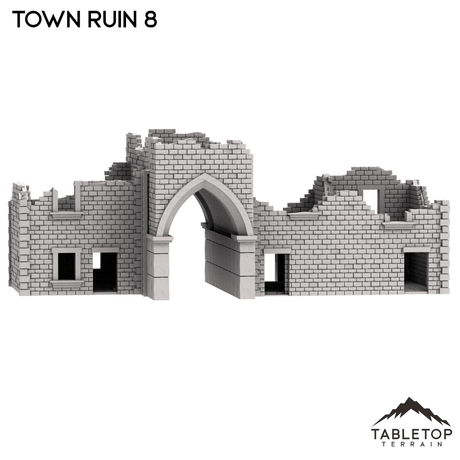 Tabletop Terrain Ruins Monte Cassino Town Ruin 8