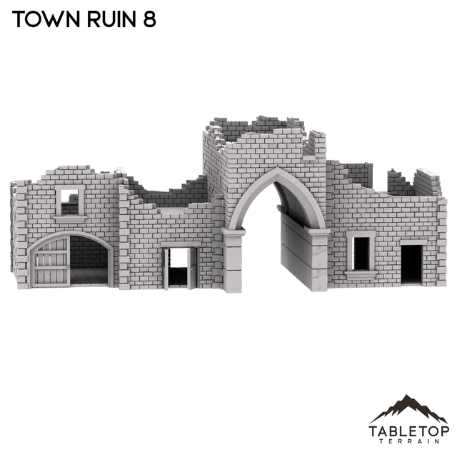 Tabletop Terrain Ruins Monte Cassino Town Ruin 8