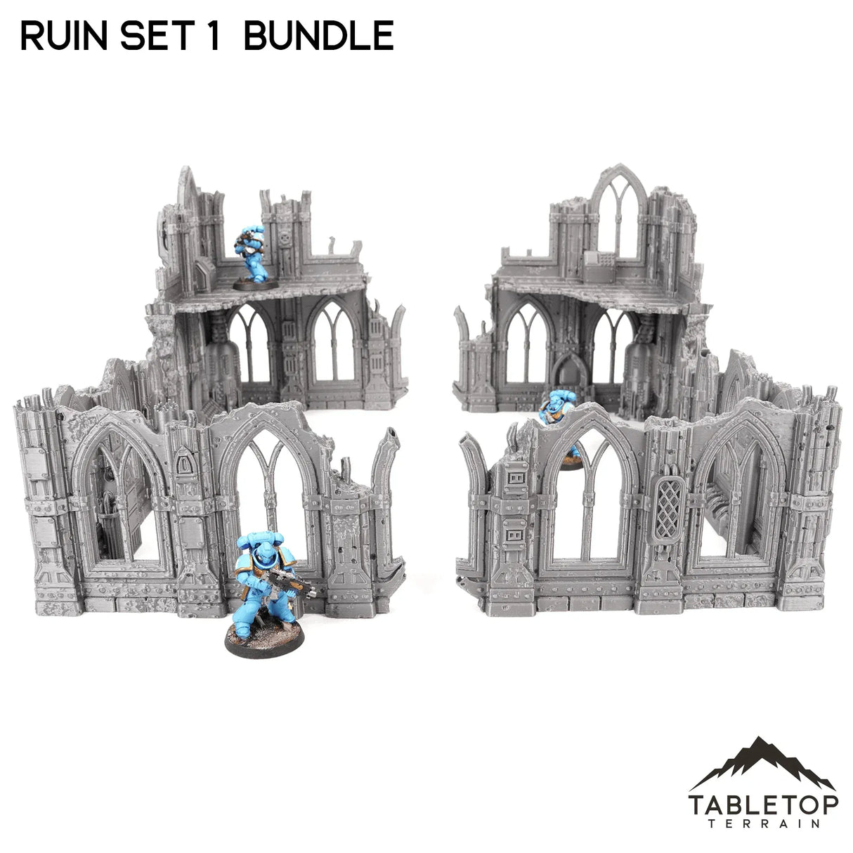 Tabletop Terrain Ruins Ruin Set 1