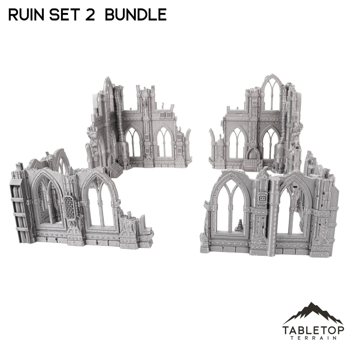 Tabletop Terrain Ruins Ruin Set 2