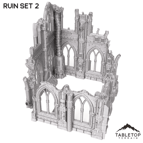 Tabletop Terrain Ruins Ruin Set 2