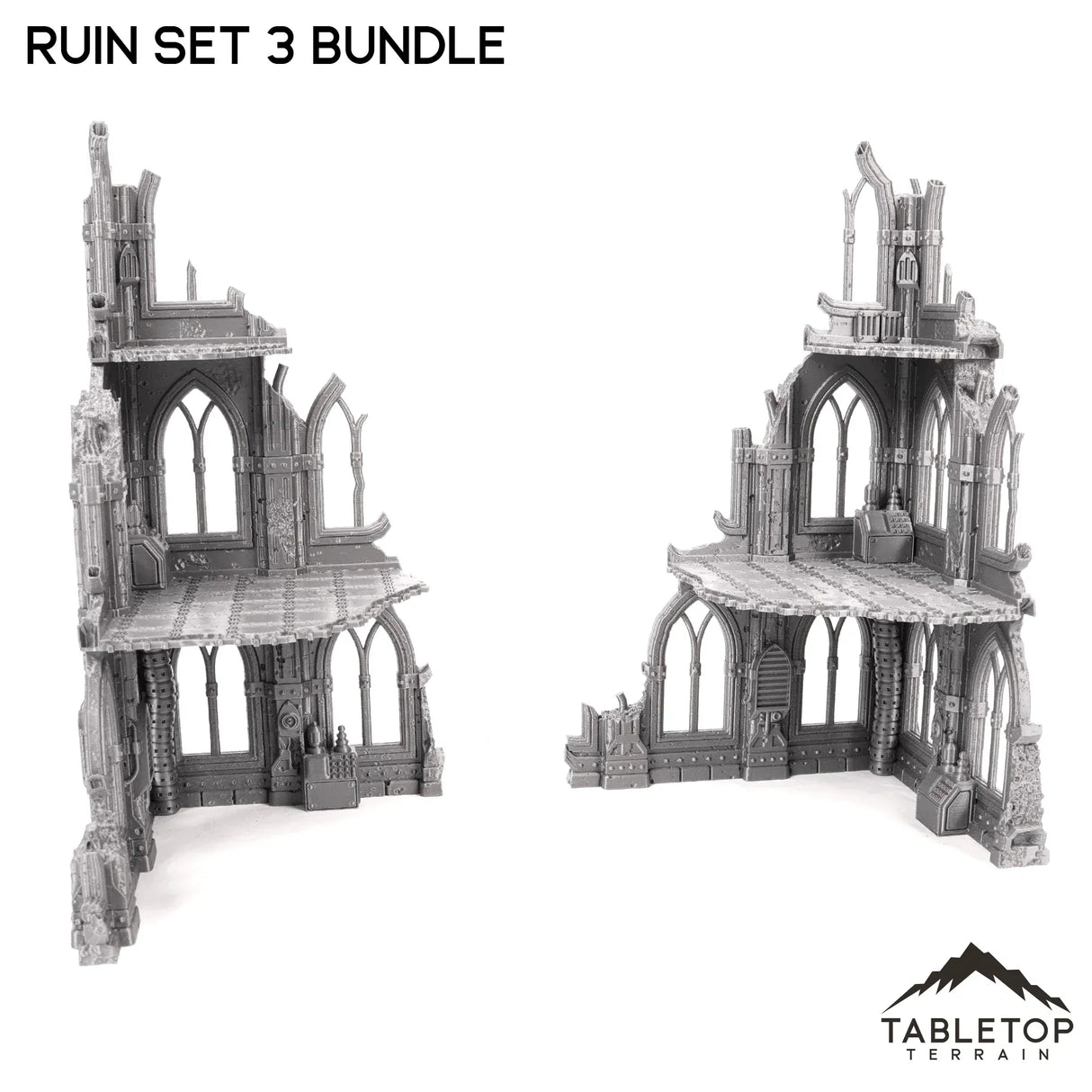 Tabletop Terrain Ruins Ruin Set 3