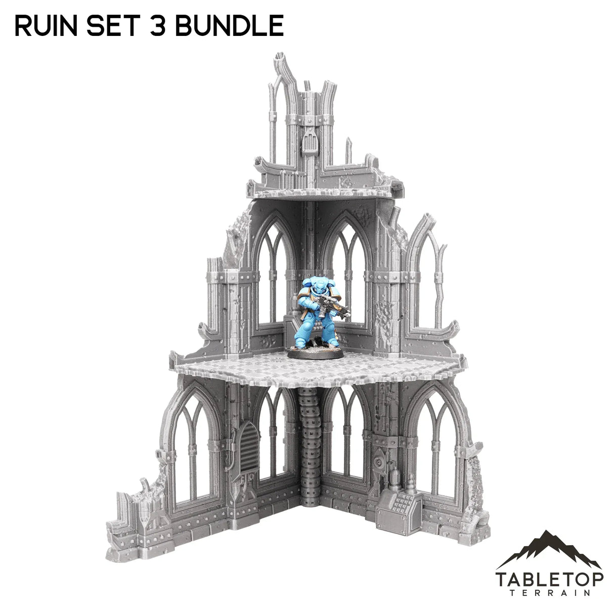 Tabletop Terrain Ruins Ruin Set 3