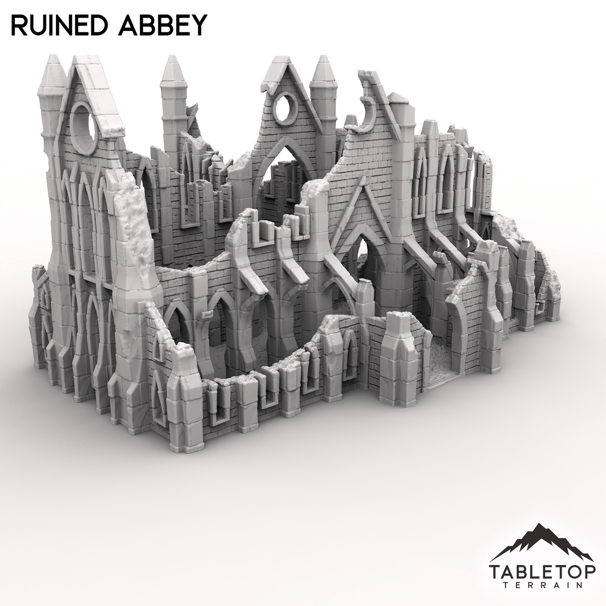 Tabletop Terrain Ruins Ruined Abbey