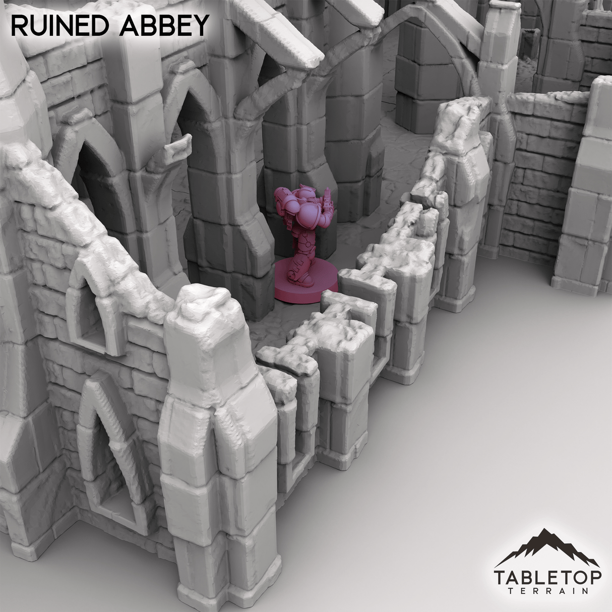 Tabletop Terrain Ruins Ruined Abbey