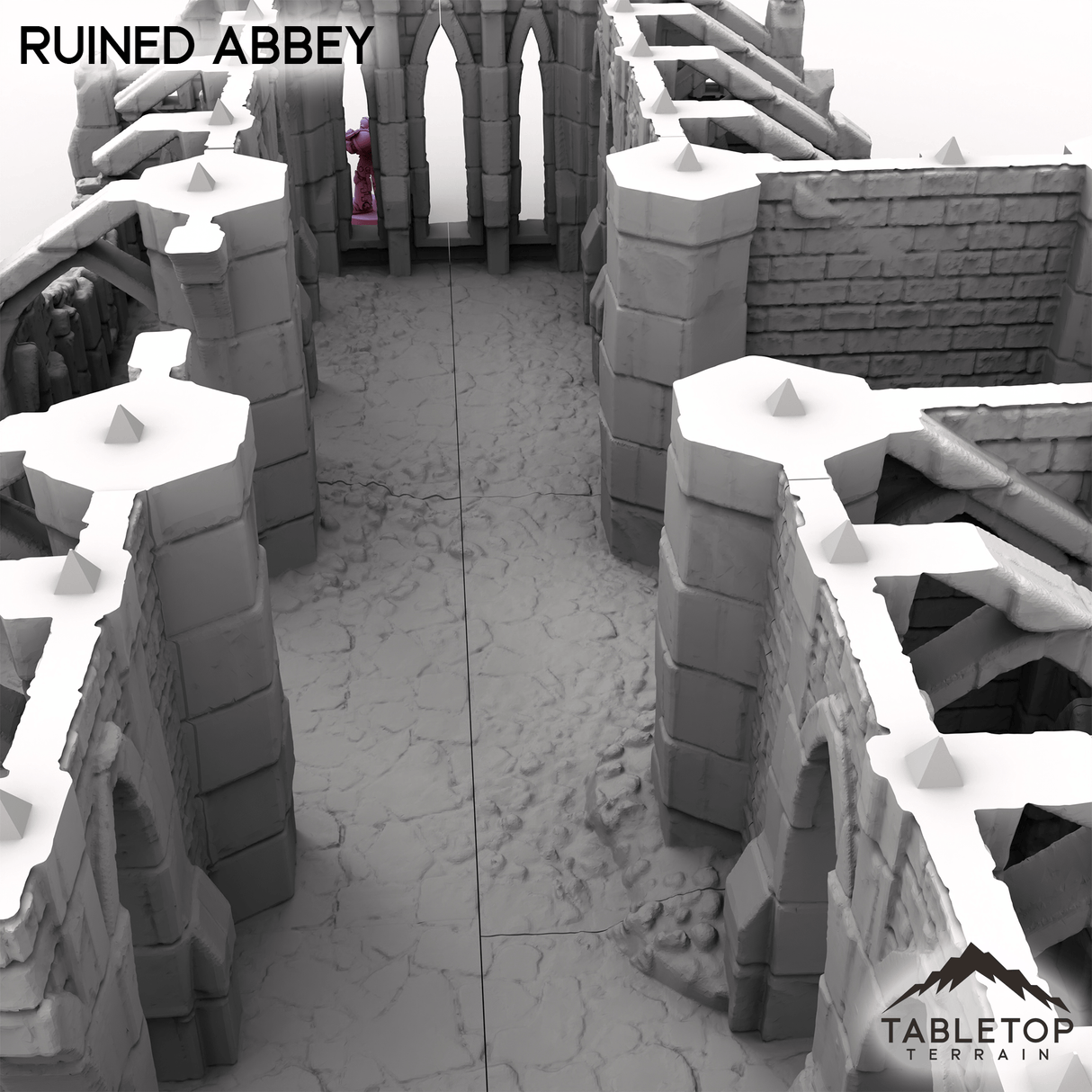 Tabletop Terrain Ruins Ruined Abbey
