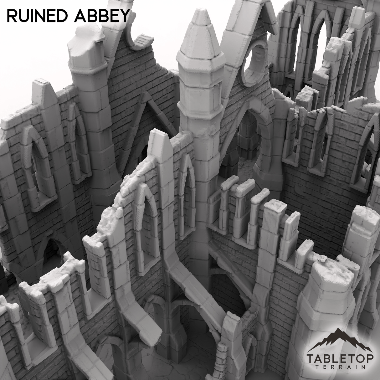 Tabletop Terrain Ruins Ruined Abbey