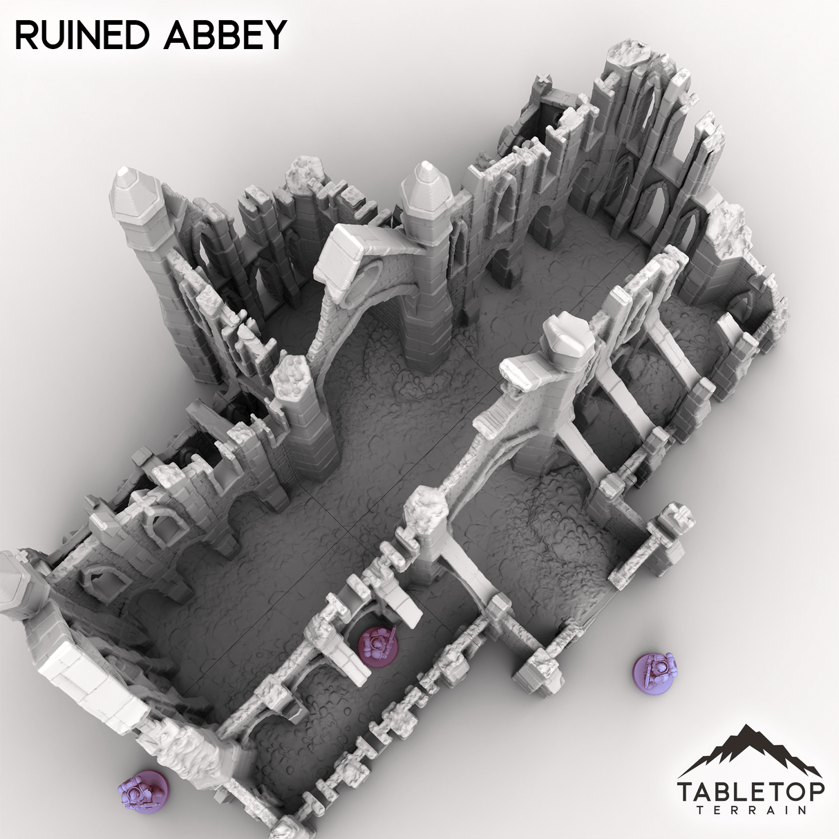 Tabletop Terrain Ruins Ruined Abbey