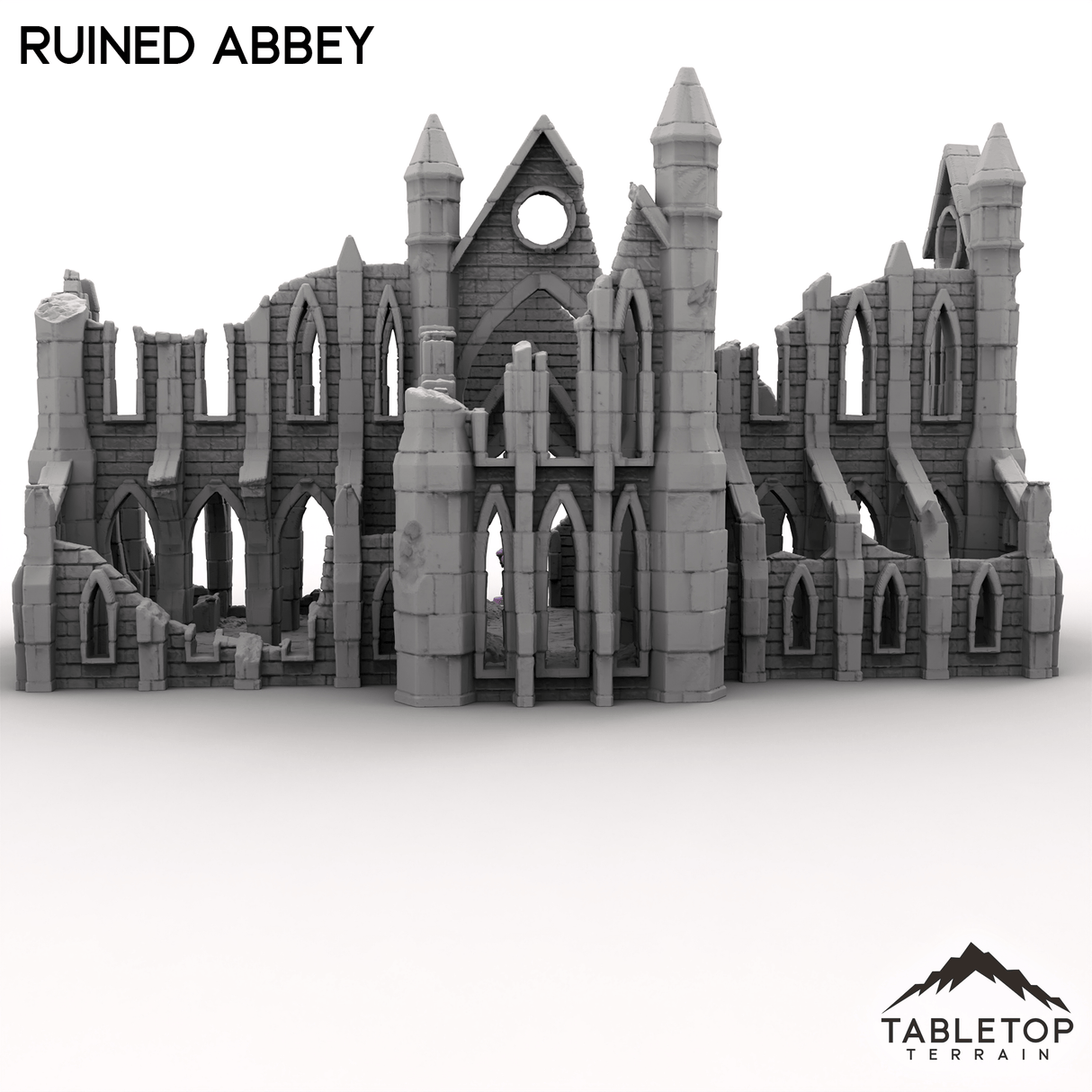 Tabletop Terrain Ruins Ruined Abbey