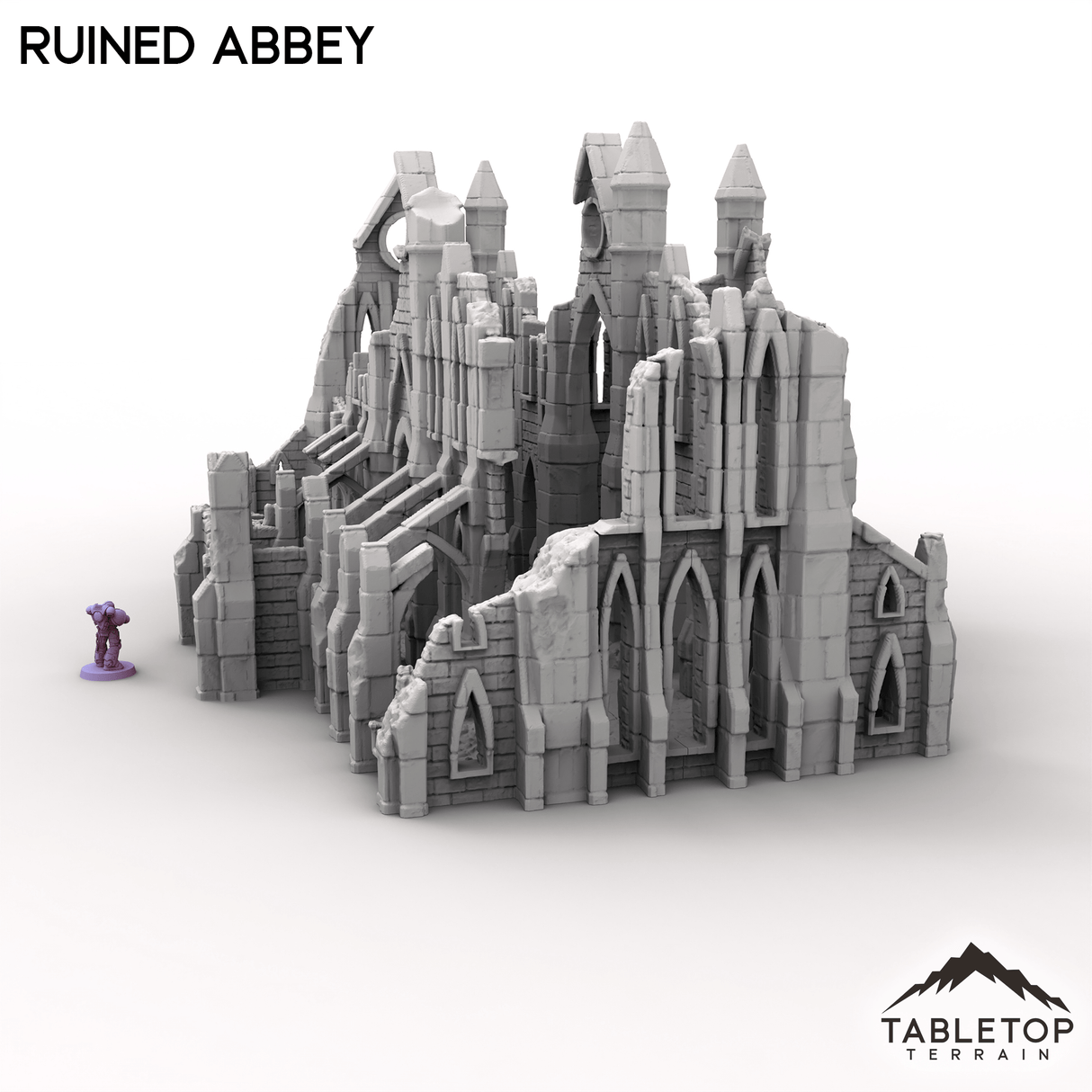 Tabletop Terrain Ruins Ruined Abbey