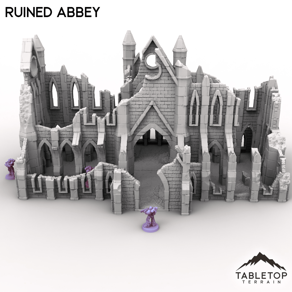 Tabletop Terrain Ruins Ruined Abbey