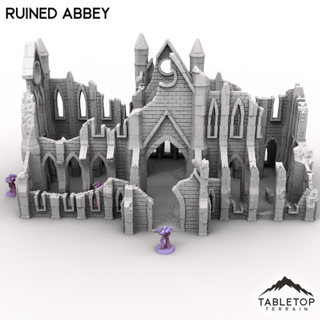 Tabletop Terrain Ruins Ruined Abbey