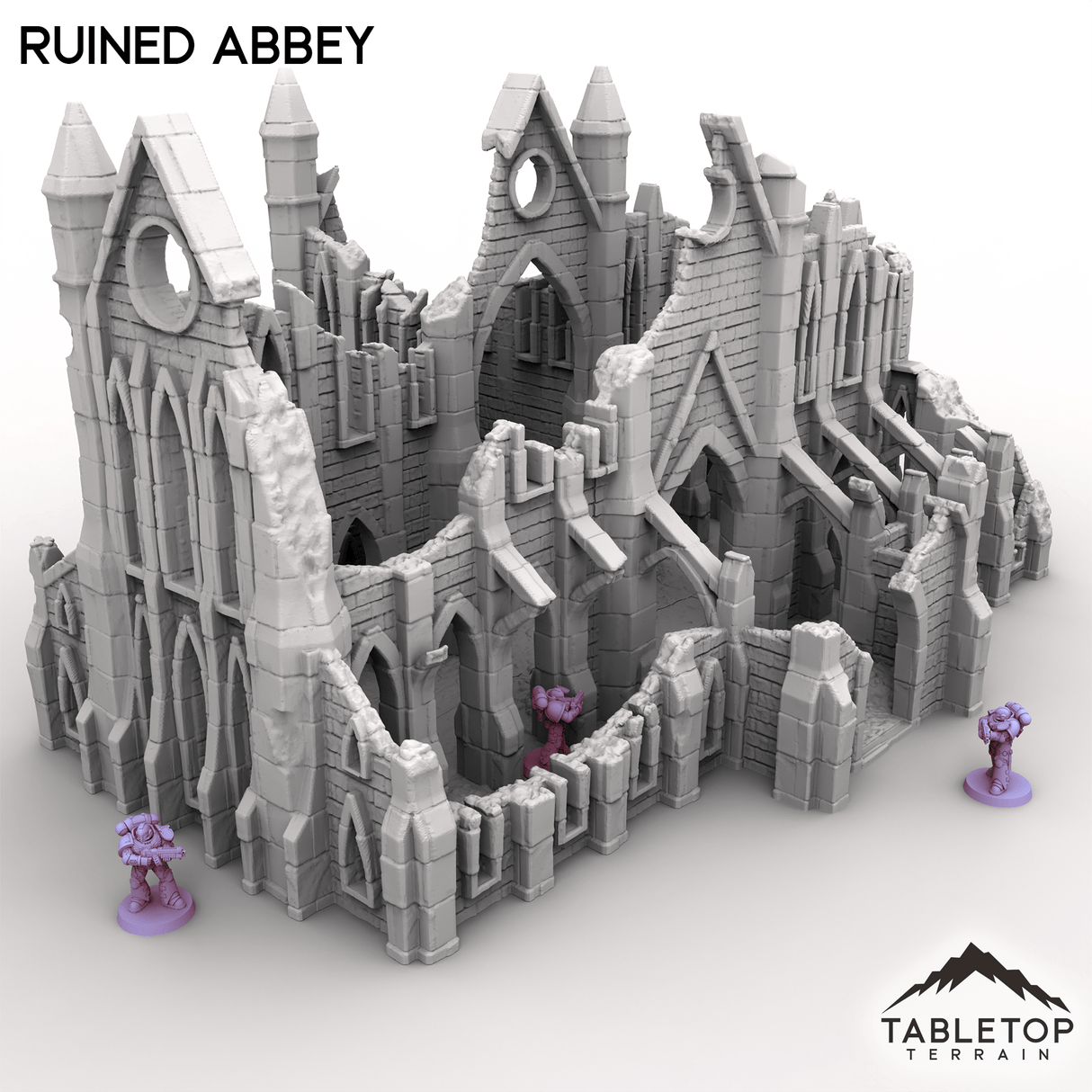 Tabletop Terrain Ruins Ruined Abbey