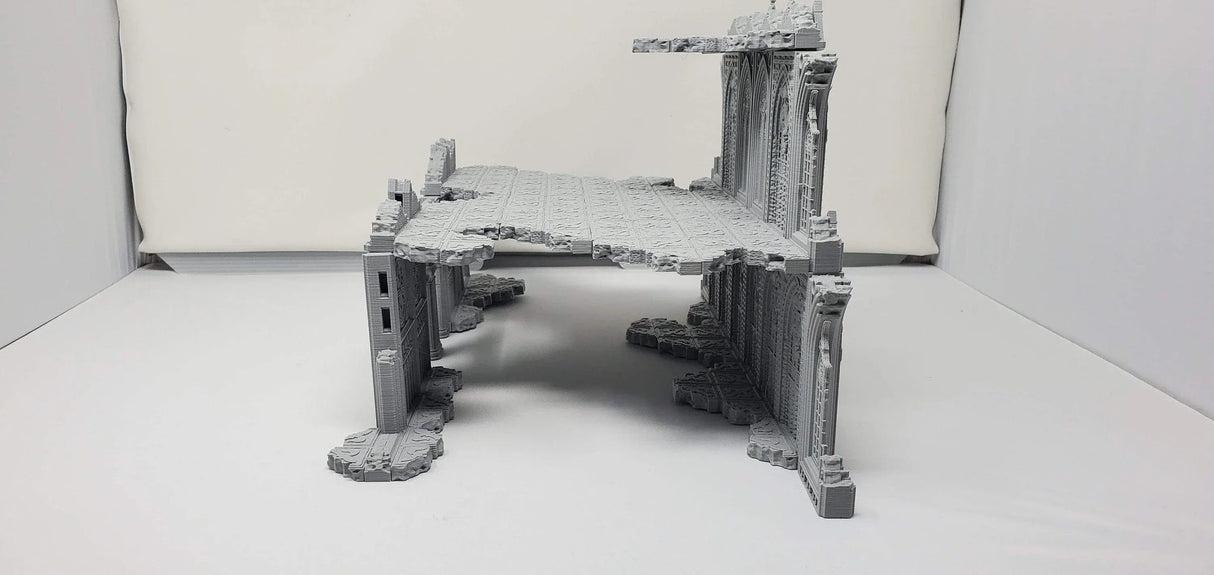 Tabletop Terrain Ruins Ruined Cathedral Triforium - Openlock