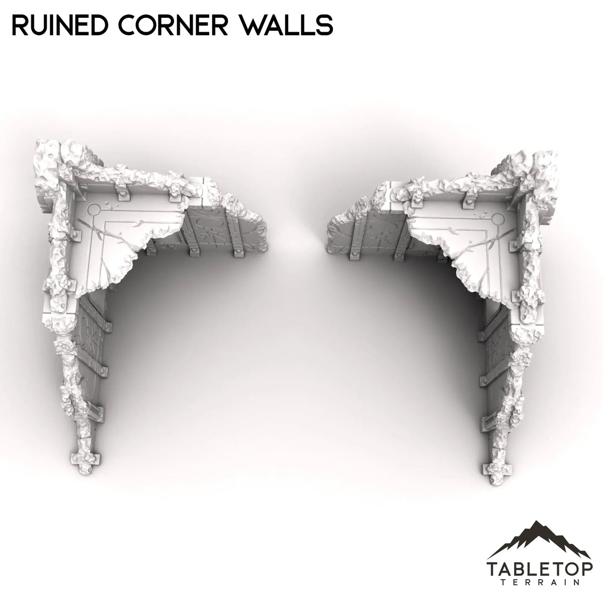Tabletop Terrain Ruins Ruined Corner Walls