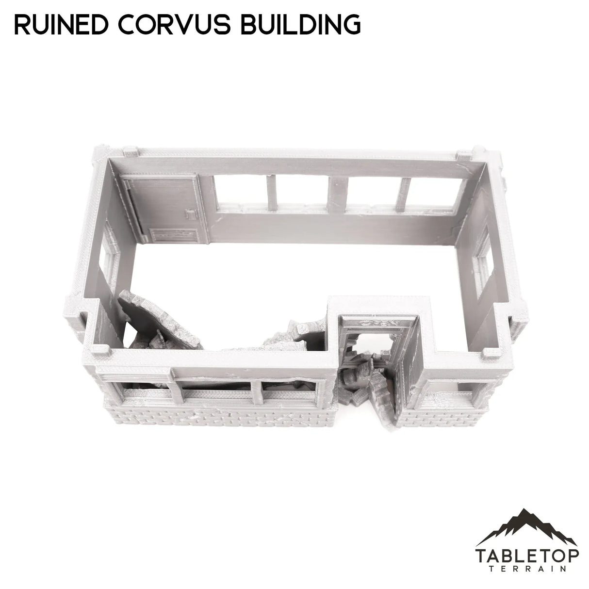 Tabletop Terrain Ruins Ruined Corvus Building