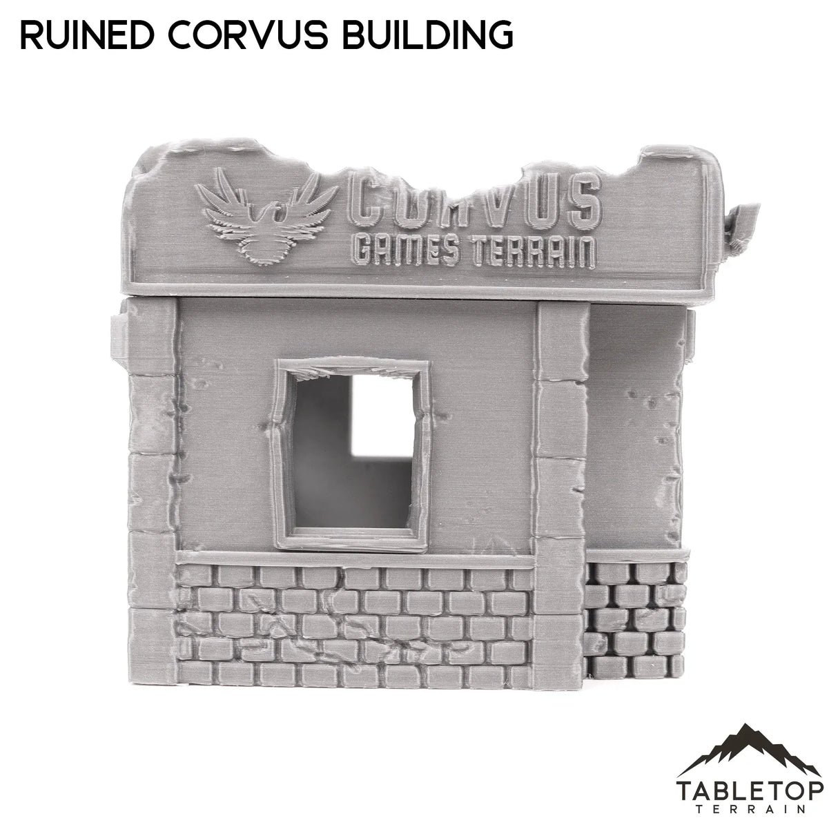 Tabletop Terrain Ruins Ruined Corvus Building