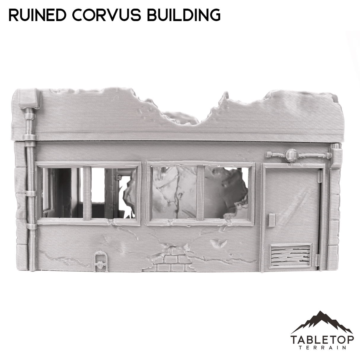 Tabletop Terrain Ruins Ruined Corvus Building - Marvel Crisis Protocol Ruins