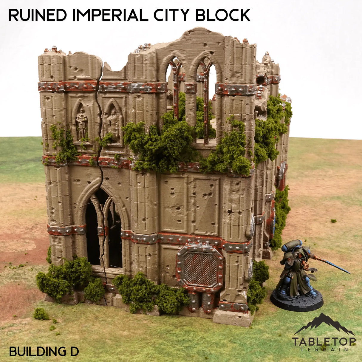 Tabletop Terrain Ruins Ruined Imperial City Block