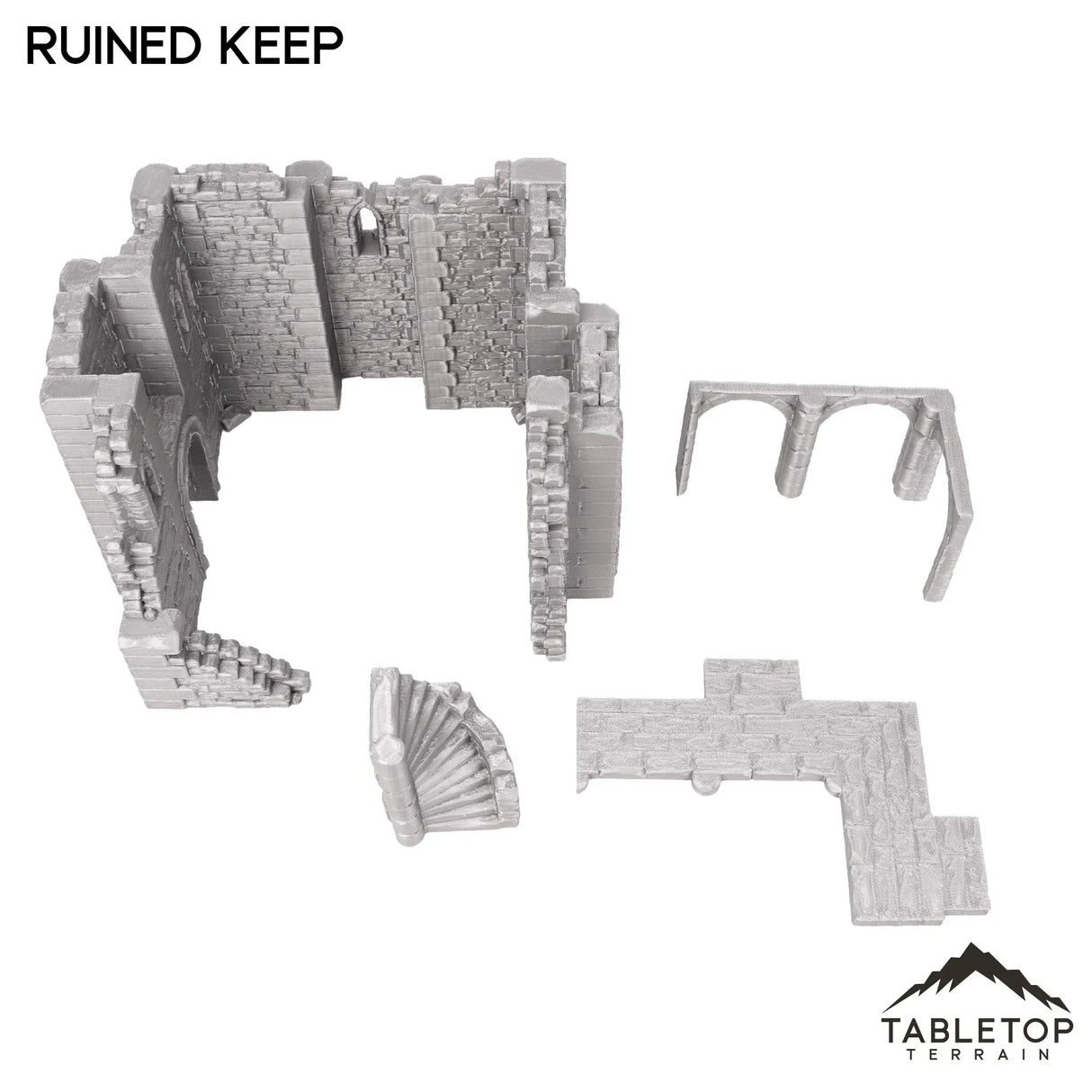 Tabletop Terrain Ruins Ruined Keep