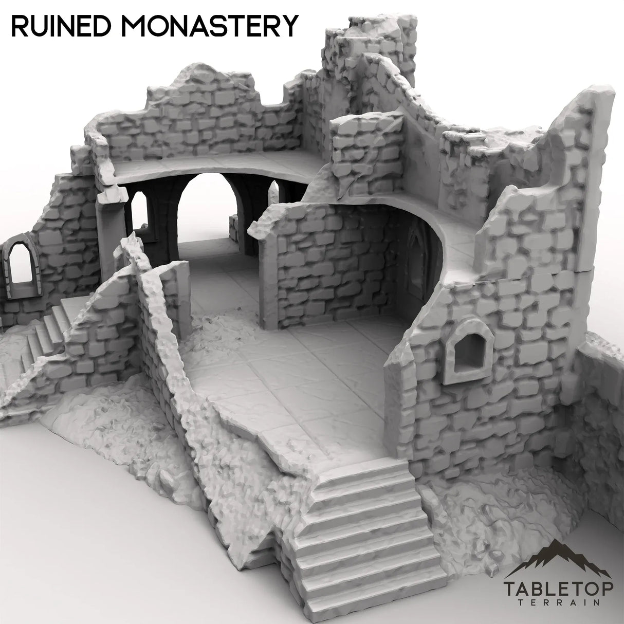 Tabletop Terrain Ruins Ruined Monastery
