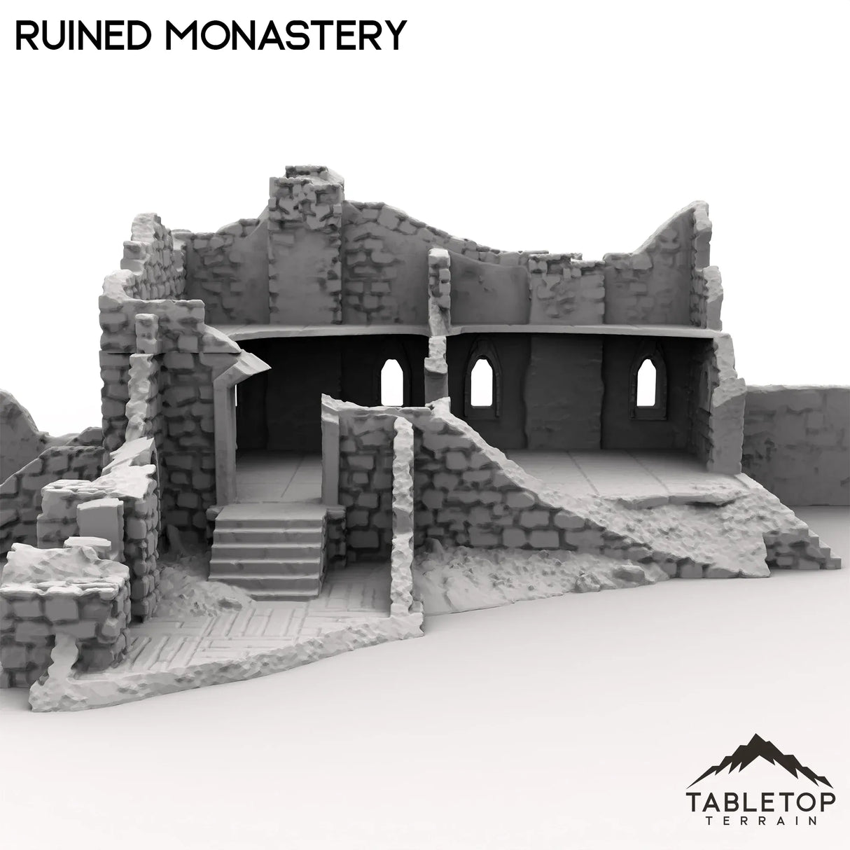 Tabletop Terrain Ruins Ruined Monastery