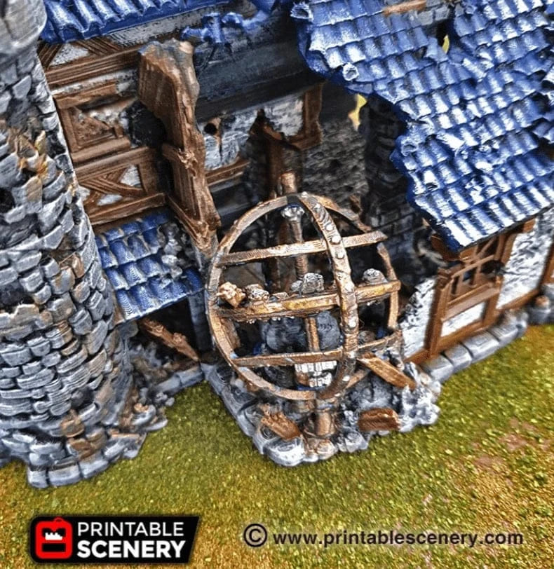 Tabletop Terrain Ruins Ruined Navigator's Guild - Fantasy Ruins