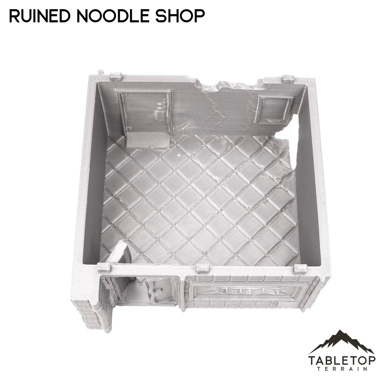 Tabletop Terrain Ruins Ruined Noodle Shop - Marvel Crisis Protocol Ruins