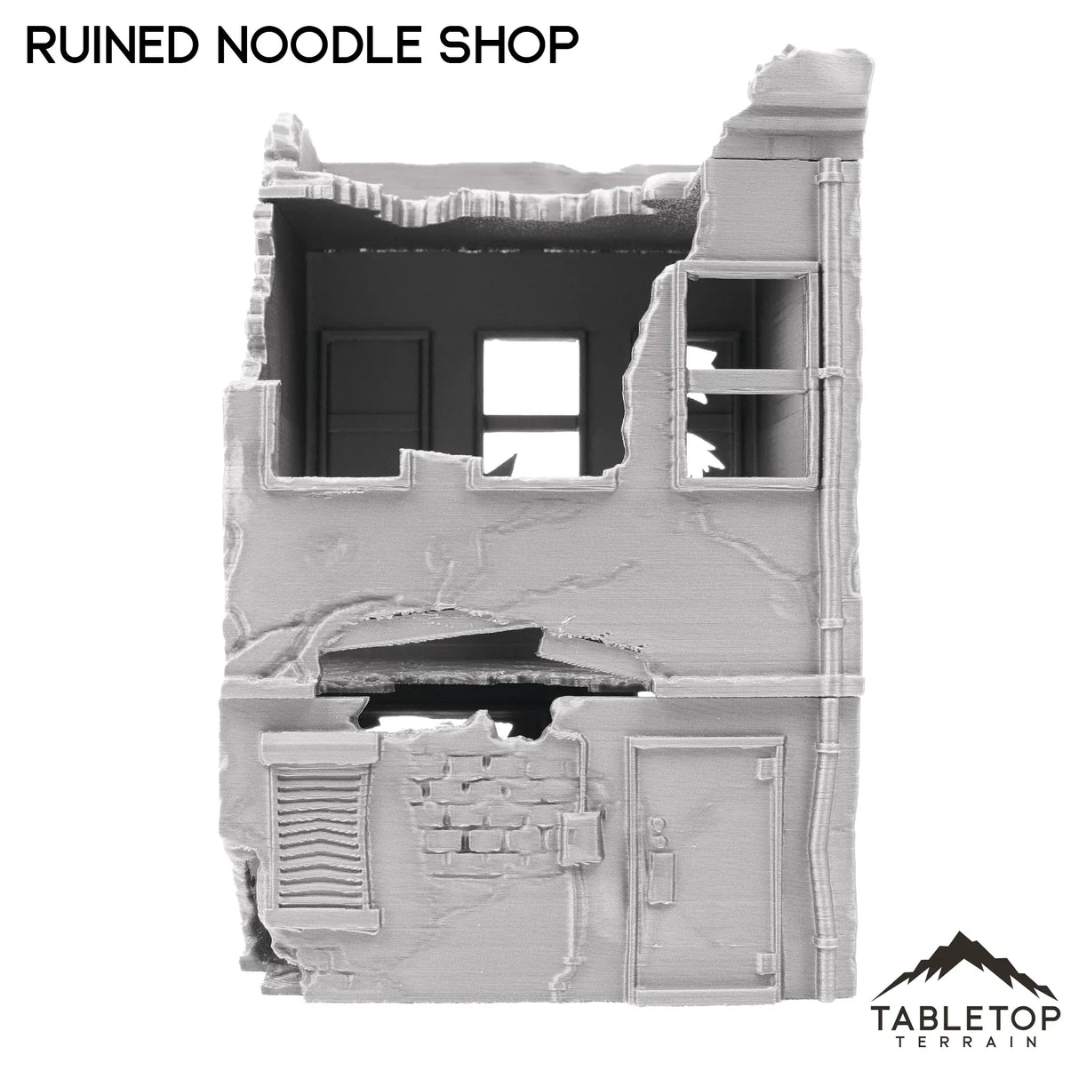 Tabletop Terrain Ruins Ruined Noodle Shop - Marvel Crisis Protocol Ruins