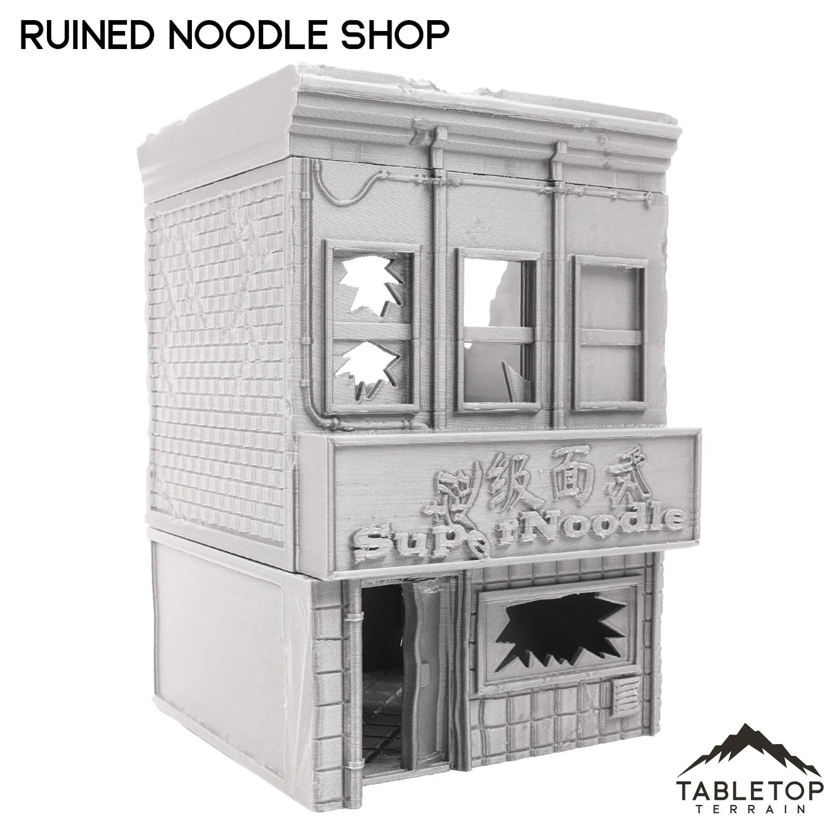 Tabletop Terrain Ruins Ruined Noodle Shop - Marvel Crisis Protocol Ruins