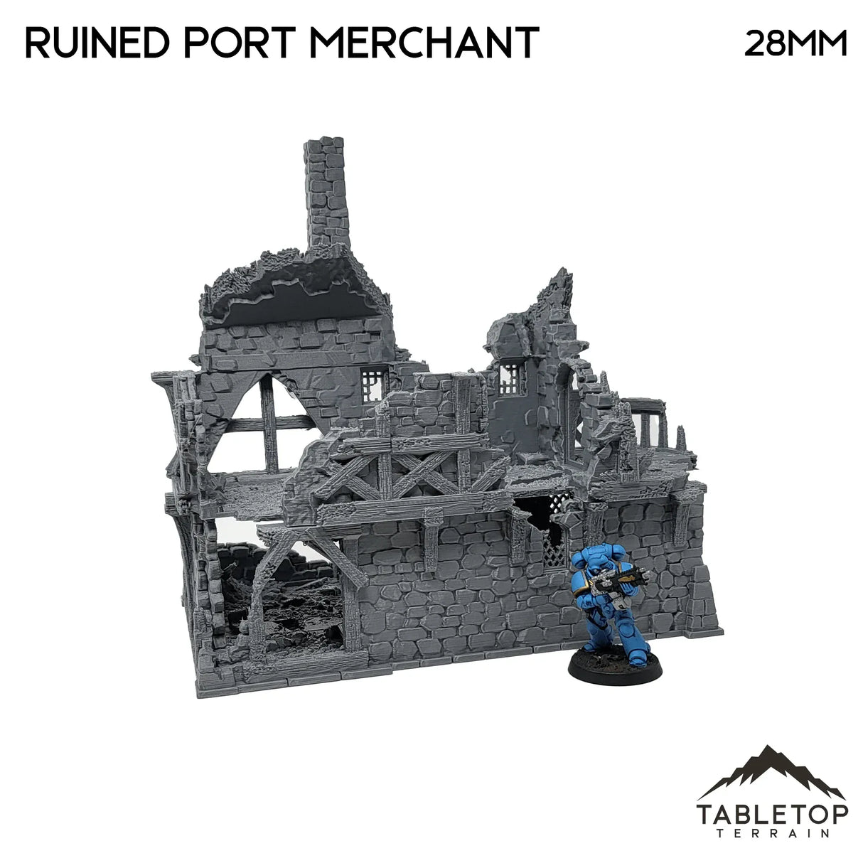 Tabletop Terrain Ruins Ruined Port Merchant - Fantasy Ruins