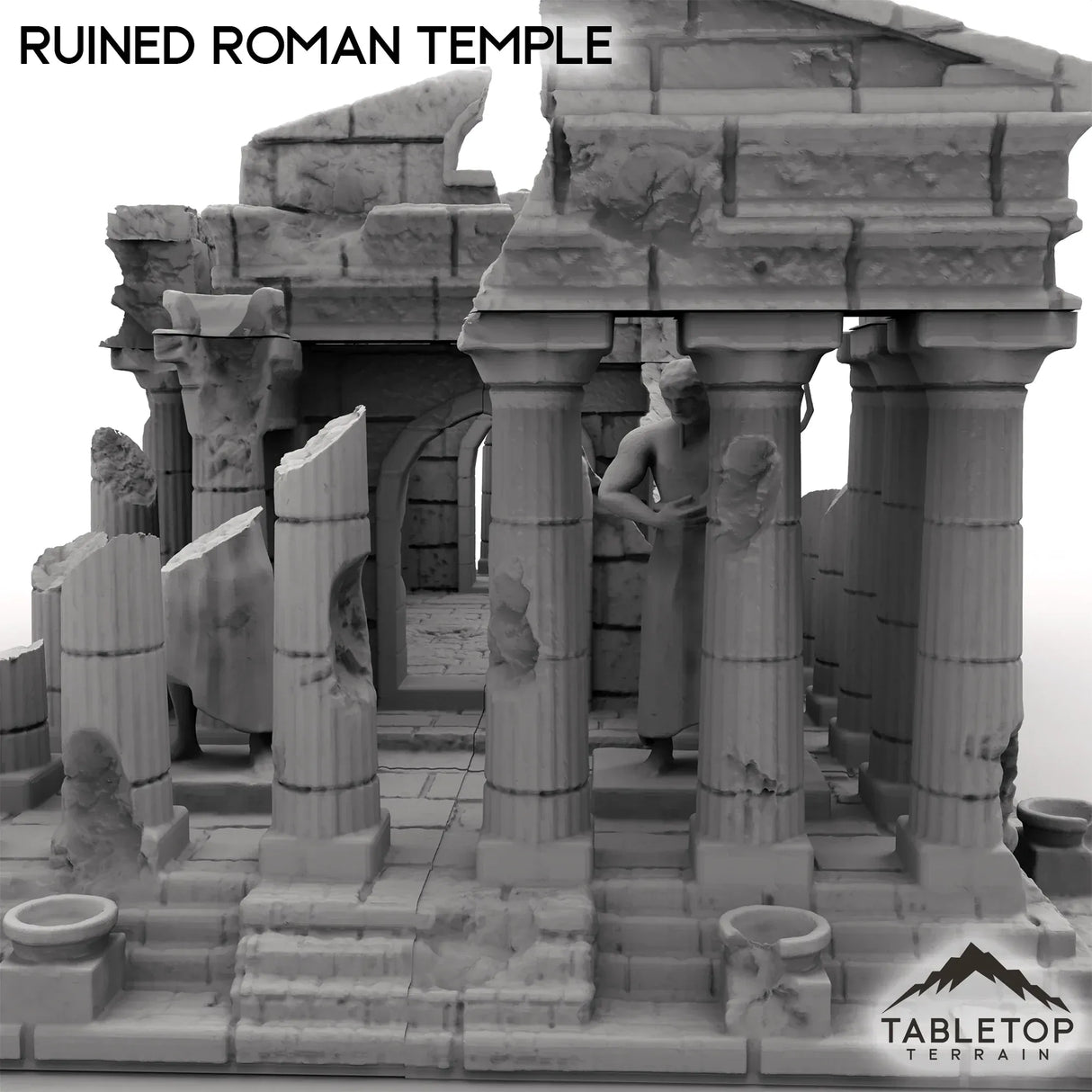 Tabletop Terrain Ruins Ruined Roman Temple