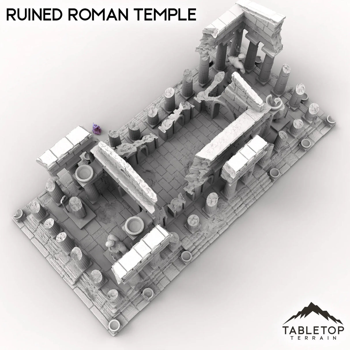 Tabletop Terrain Ruins Ruined Roman Temple