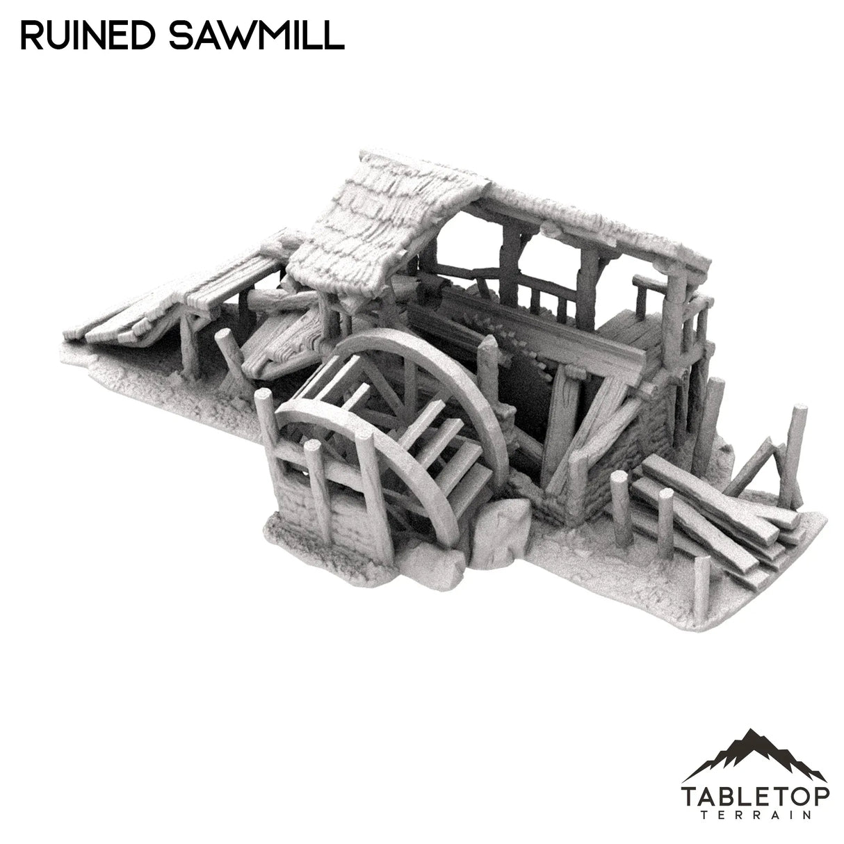 Tabletop Terrain Ruins Ruined Sawmill