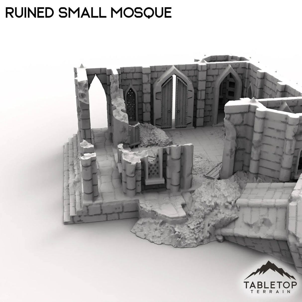 Tabletop Terrain Ruins Ruined Small Mosque