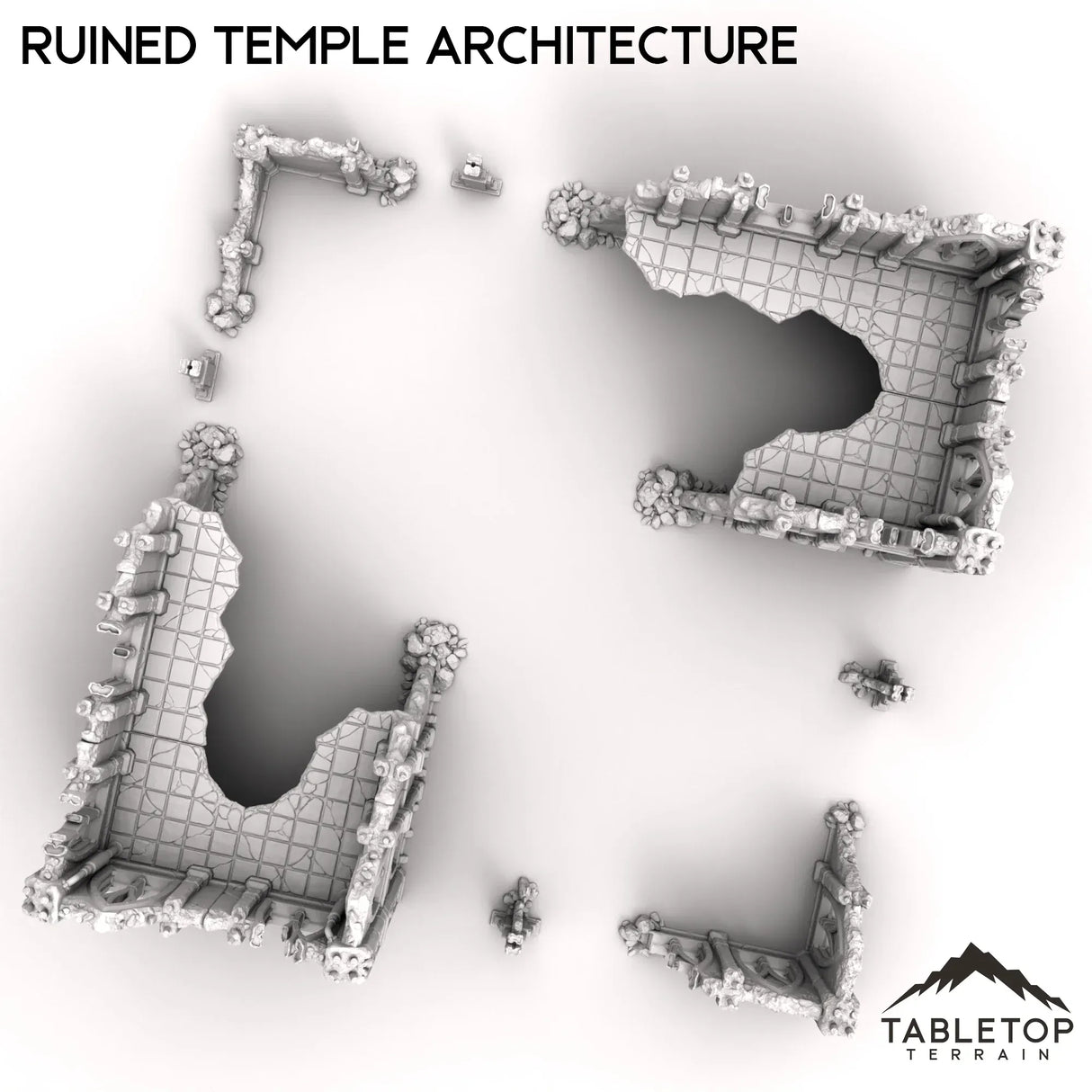 Tabletop Terrain Ruins Ruined Temple Architecture