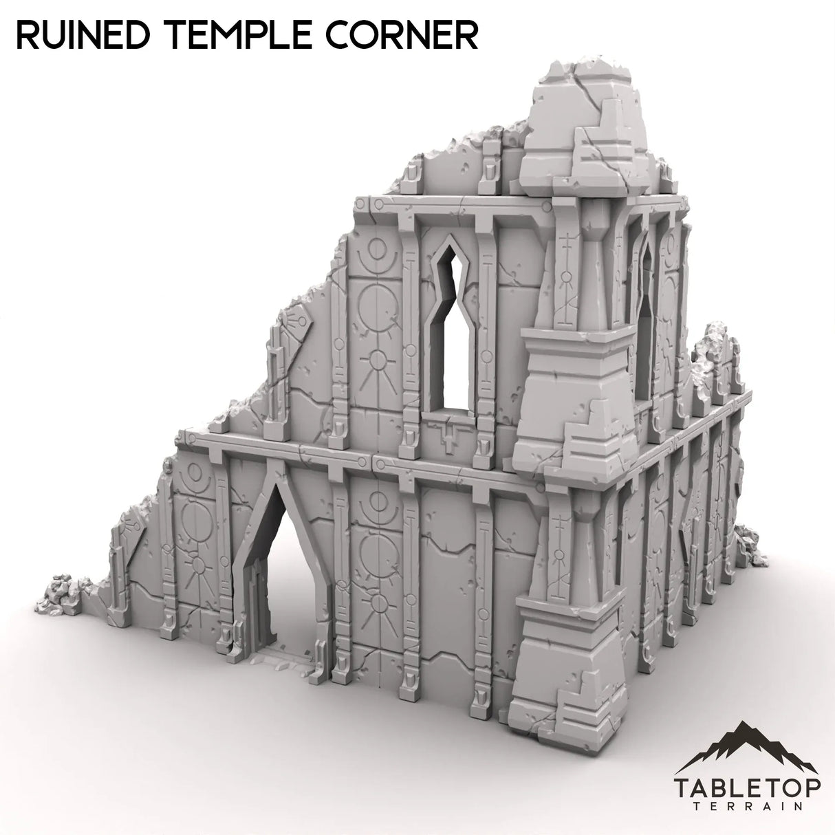 Tabletop Terrain Ruins Ruined Temple Corner