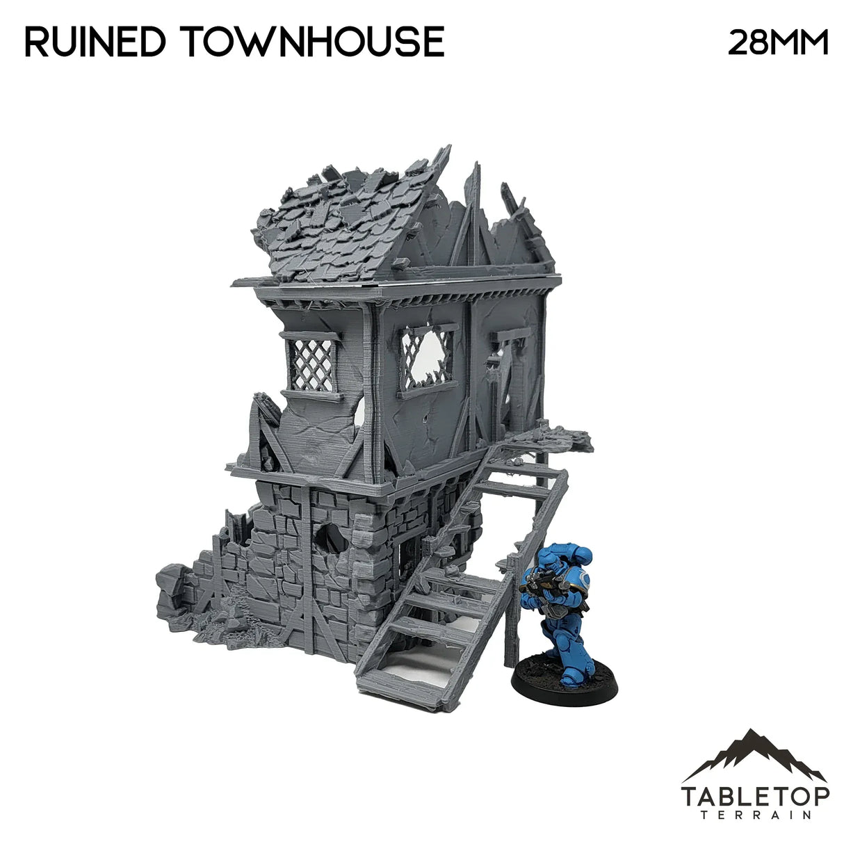 Tabletop Terrain Ruins Ruined Townhouse - Fantasy Ruins