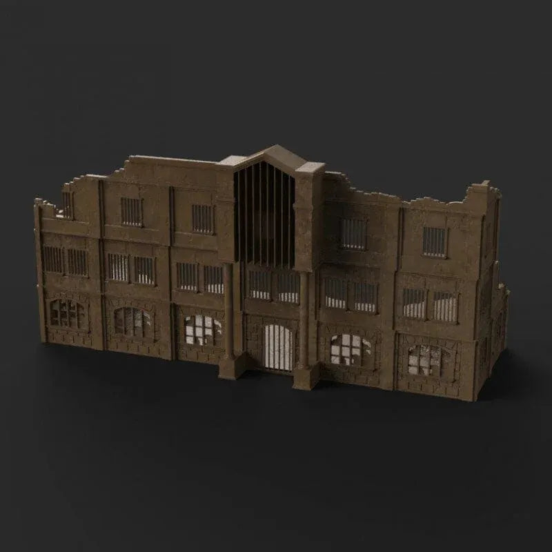 Tabletop Terrain Ruins Stalingrad Ruins B - WWII Building