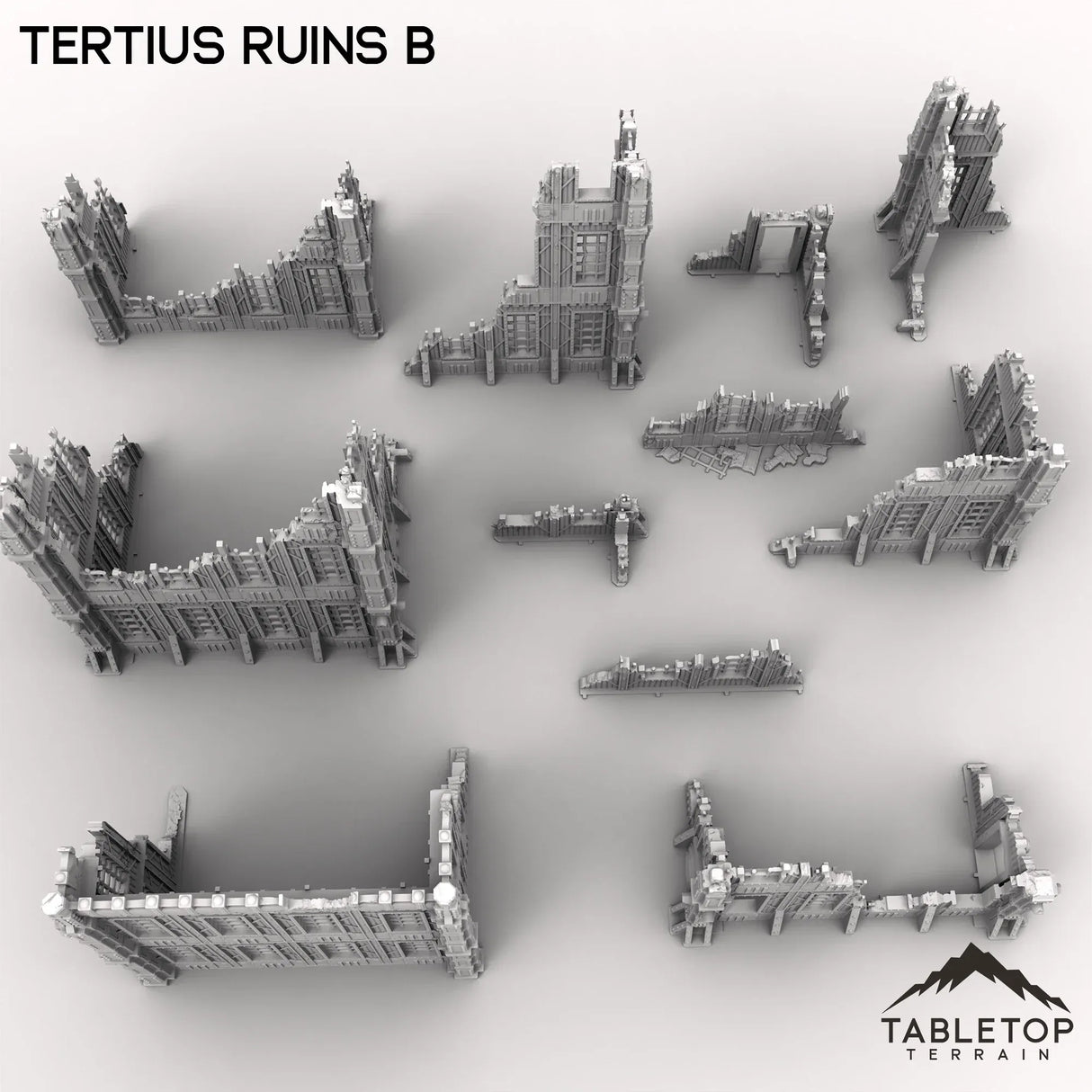 Tabletop Terrain Ruins Tertius Ruins B