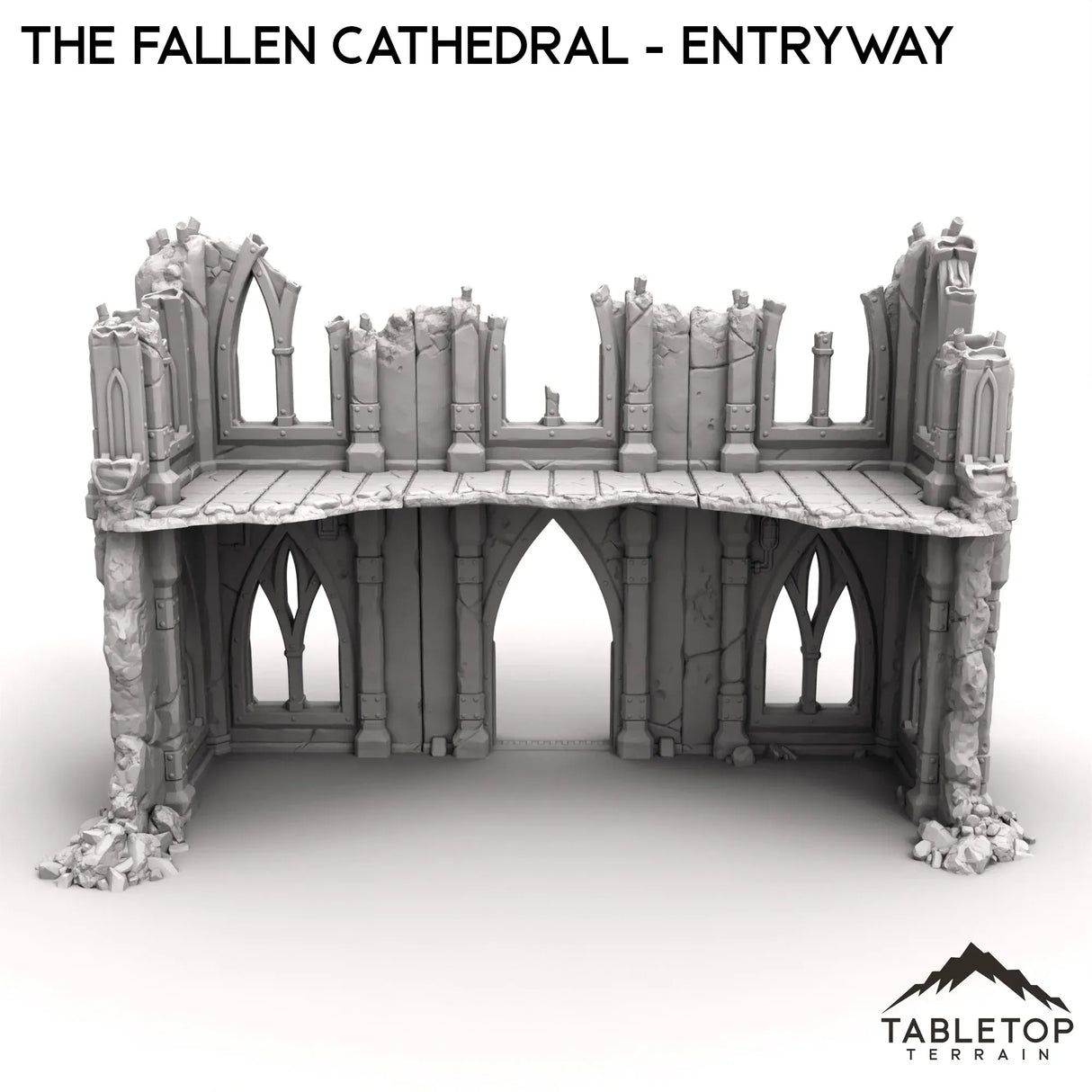 Tabletop Terrain Ruins The Fallen Cathedral - Entryway