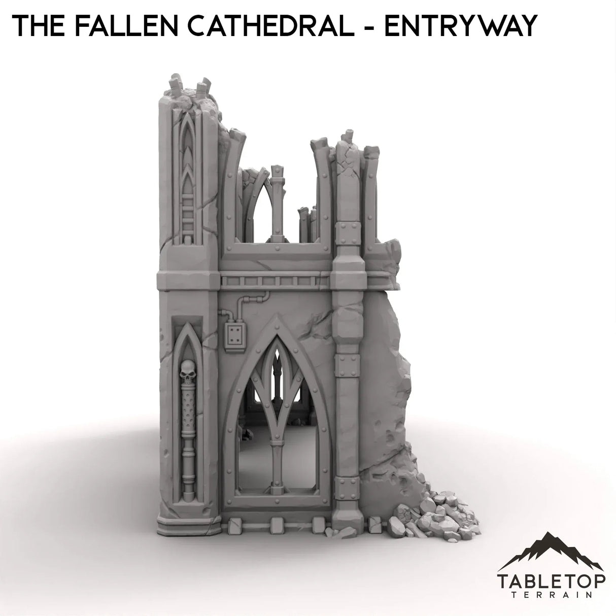 Tabletop Terrain Ruins The Fallen Cathedral - Entryway