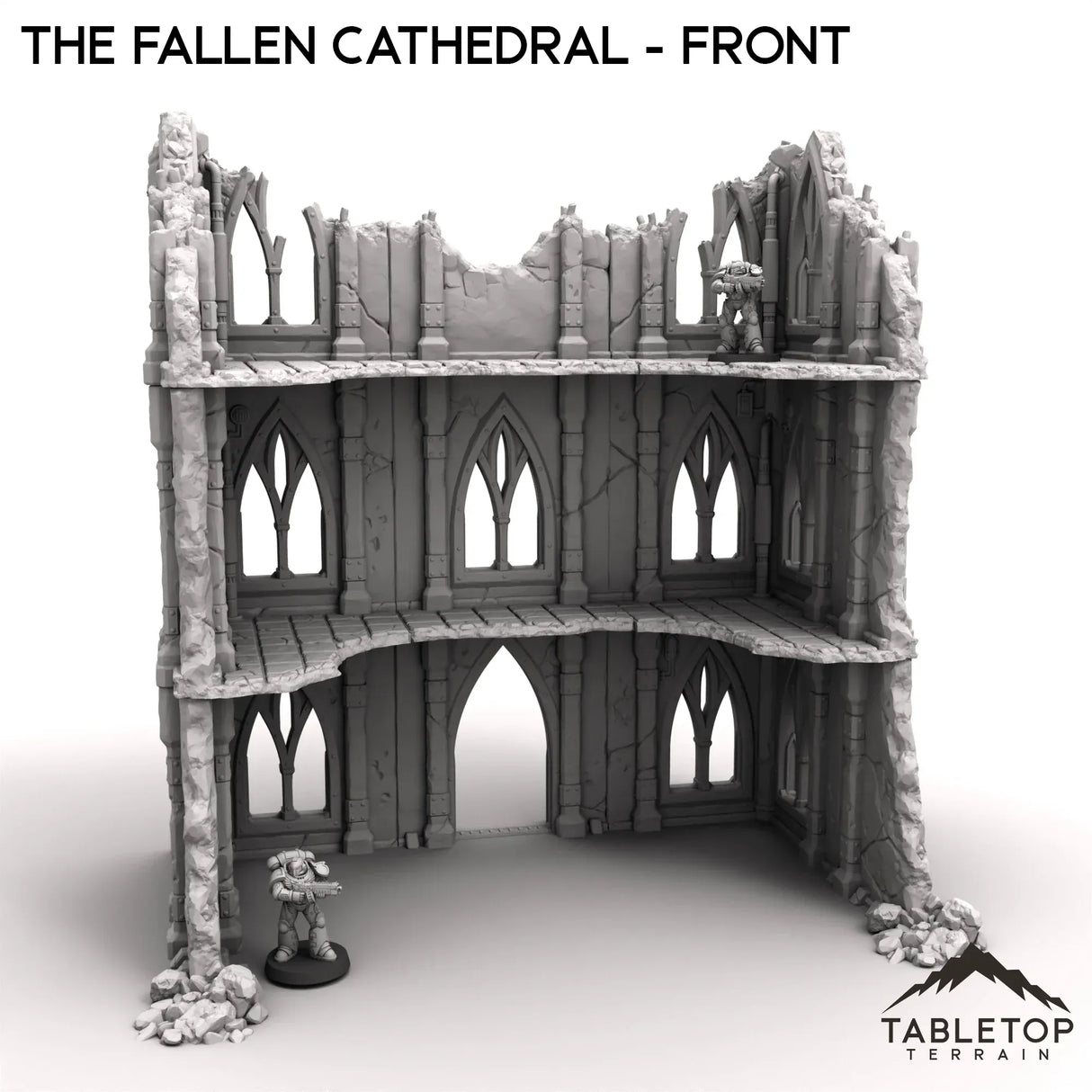 Tabletop Terrain Ruins The Fallen Cathedral - Front