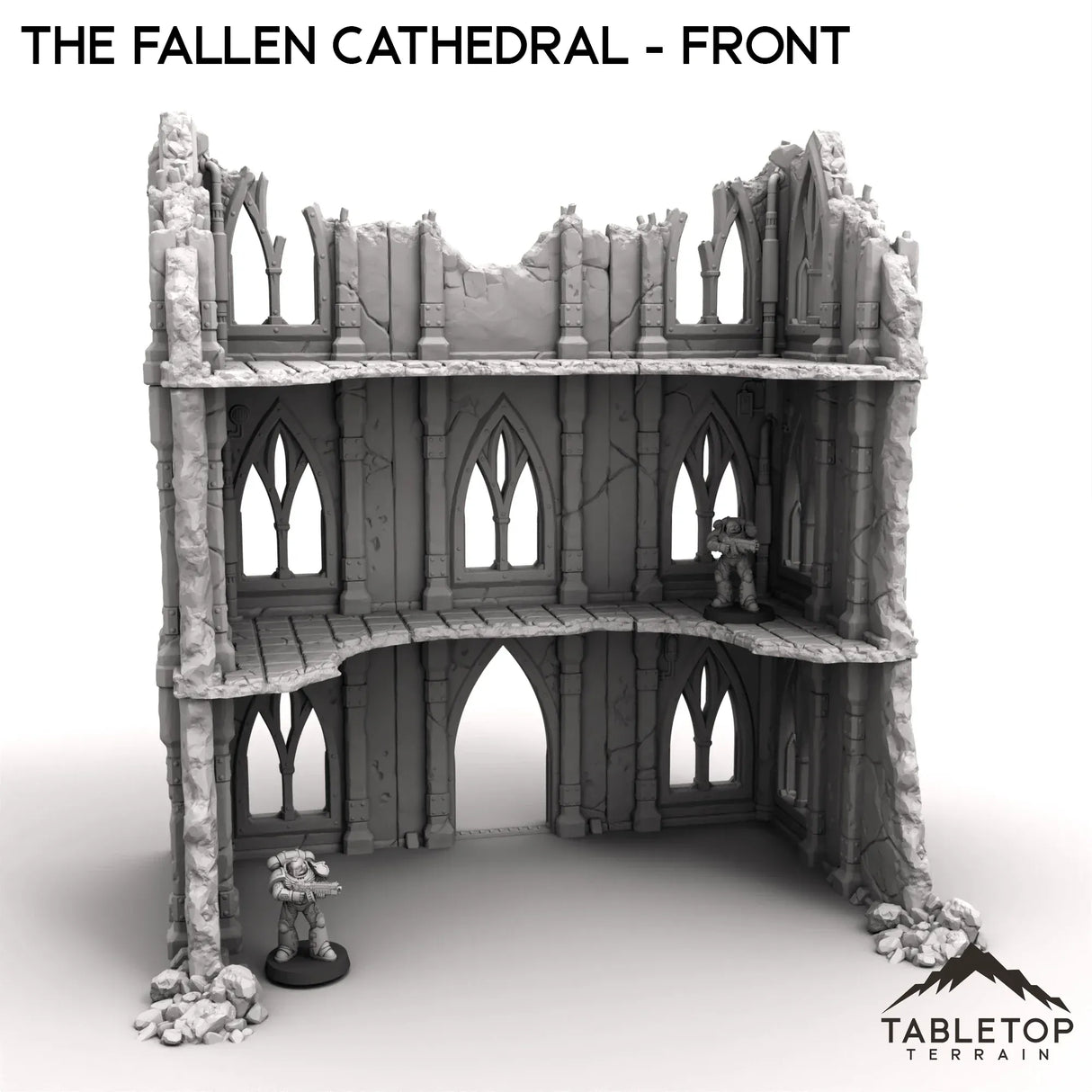 Tabletop Terrain Ruins The Fallen Cathedral - Front