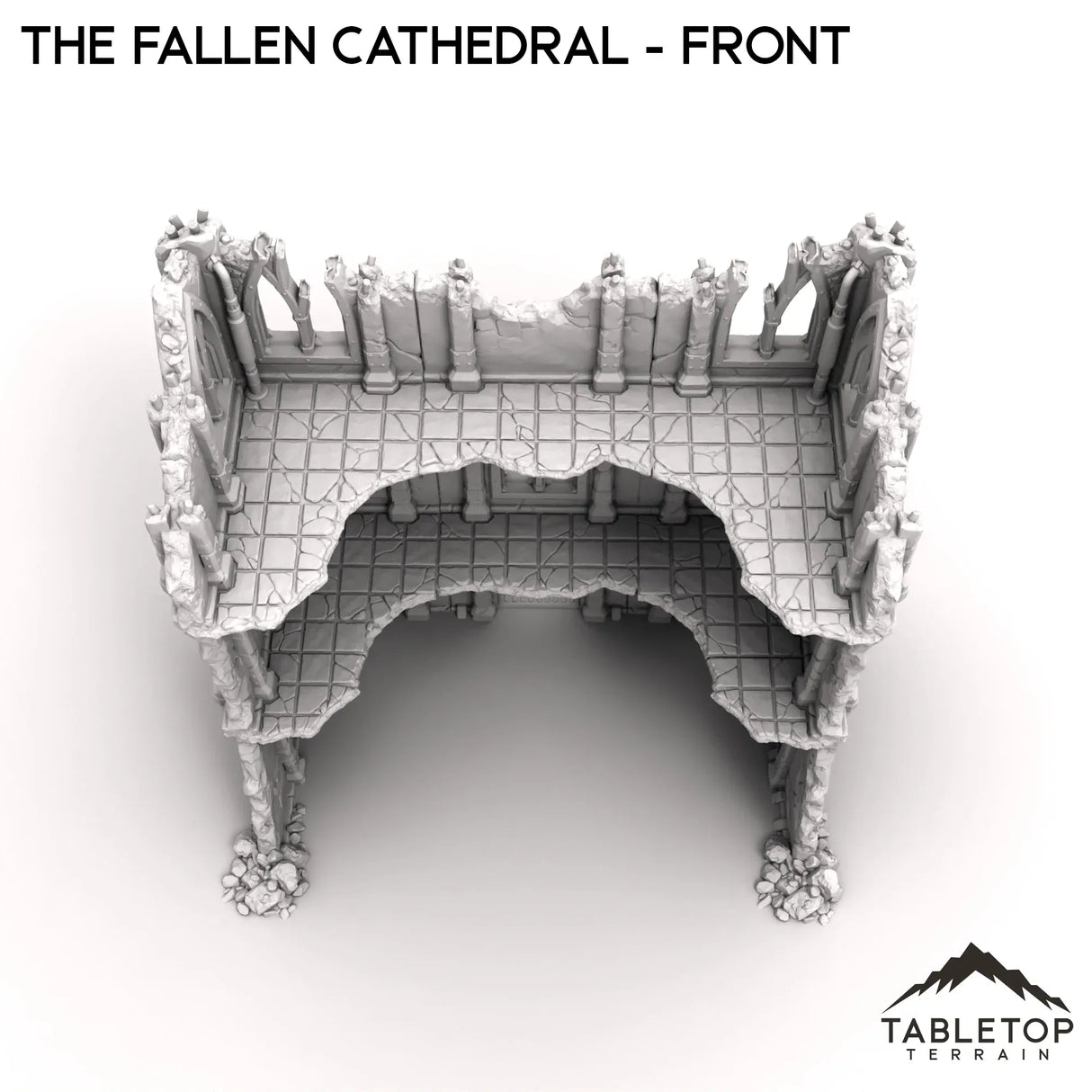 Tabletop Terrain Ruins The Fallen Cathedral - Front