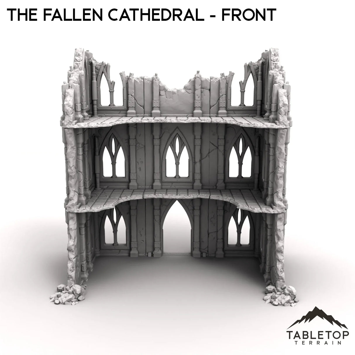Tabletop Terrain Ruins The Fallen Cathedral - Front