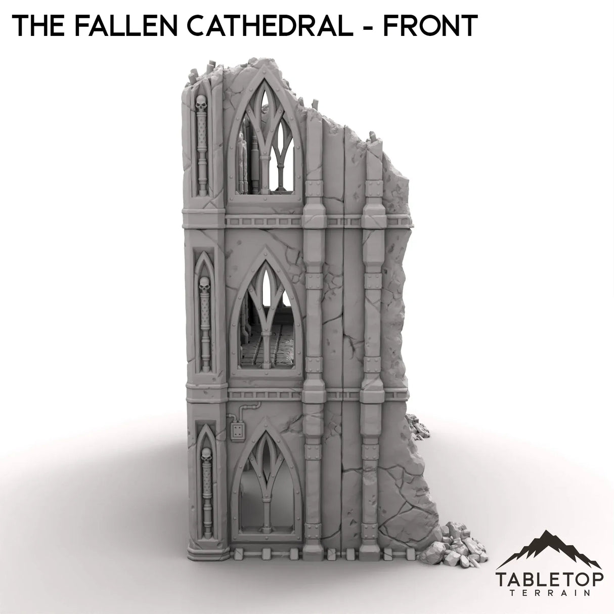 Tabletop Terrain Ruins The Fallen Cathedral - Front