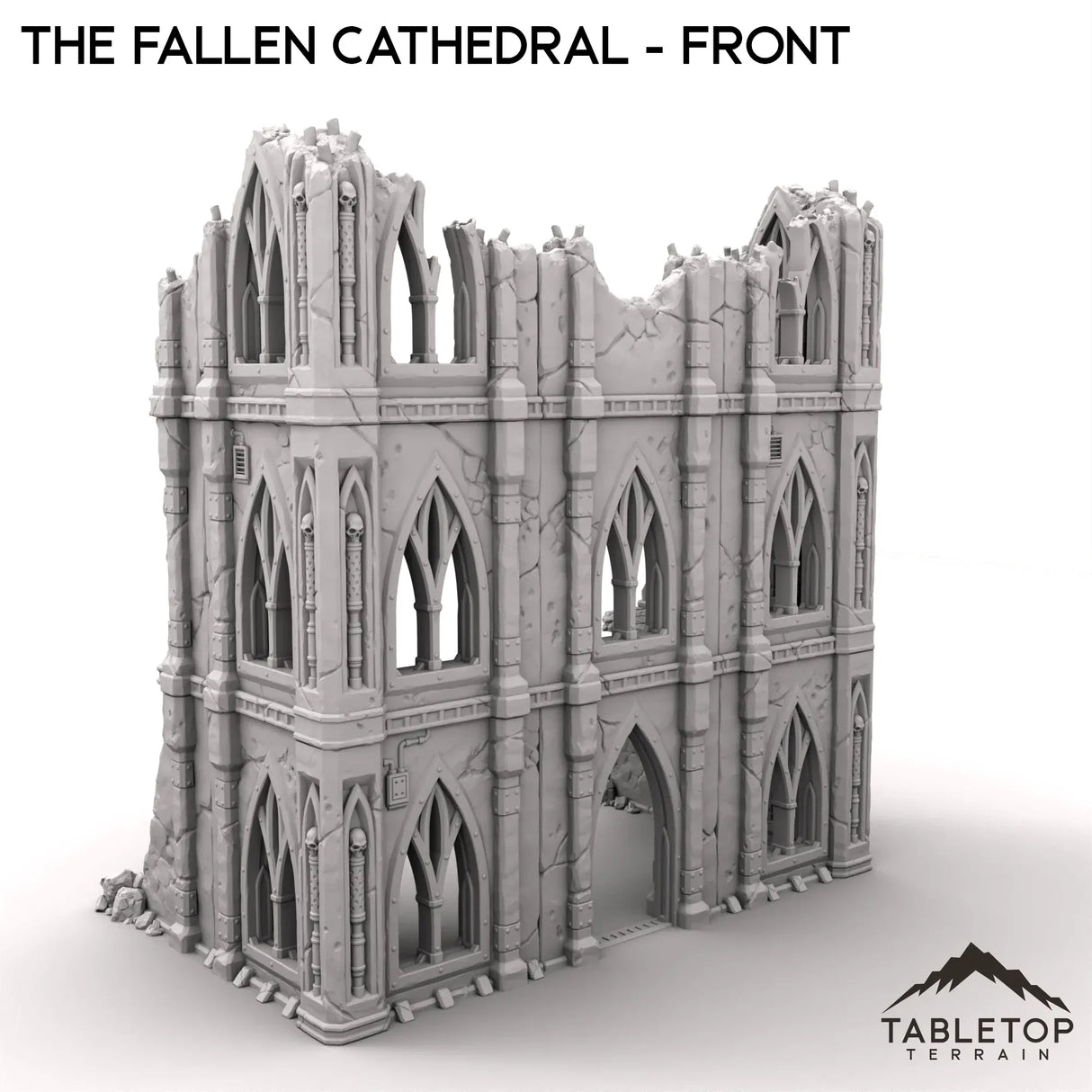 Tabletop Terrain Ruins The Fallen Cathedral - Front