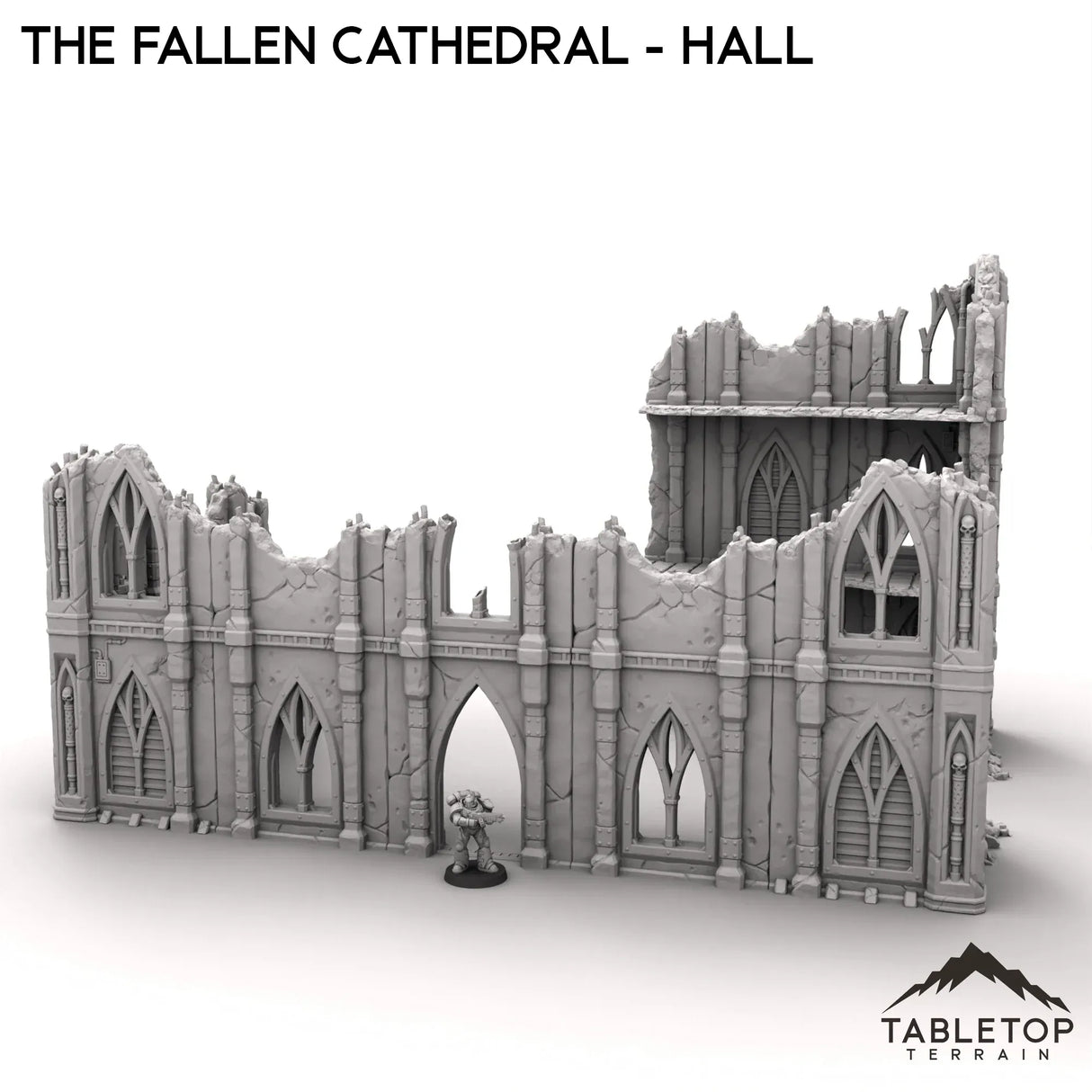 Tabletop Terrain Ruins The Fallen Cathedral - Hall