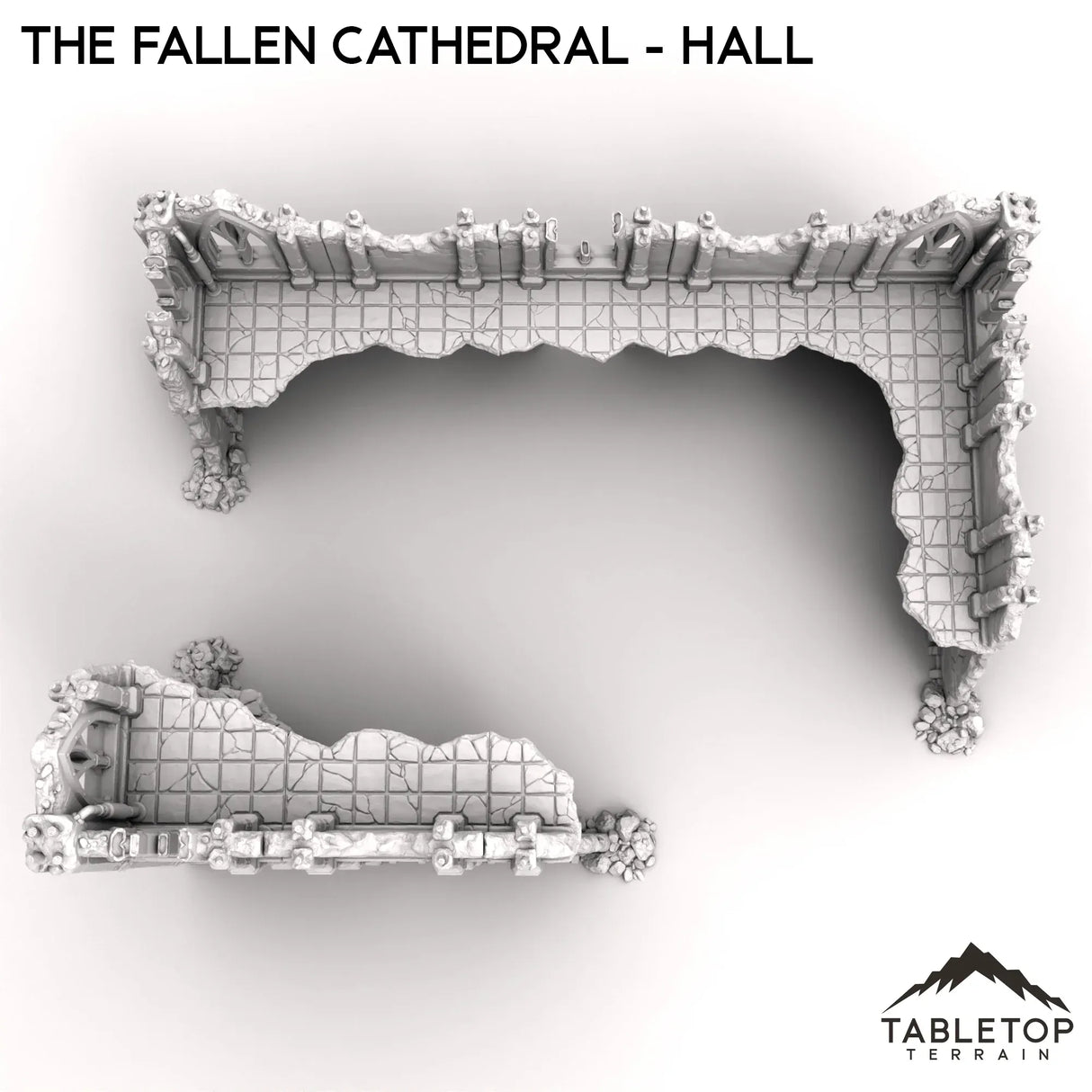 Tabletop Terrain Ruins The Fallen Cathedral - Hall